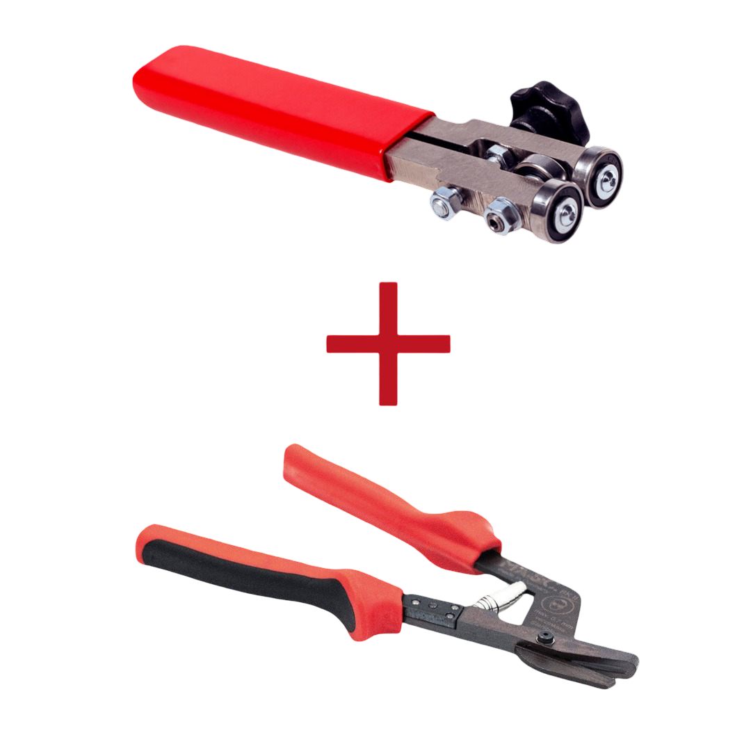 Blechbearbeitung PRO Set – Knabberer & Kantenanreifer
