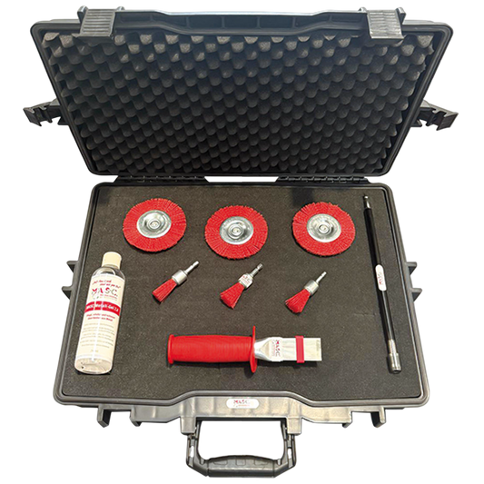 MASC Blechschleifbürsten Aufrau Set im Koffer