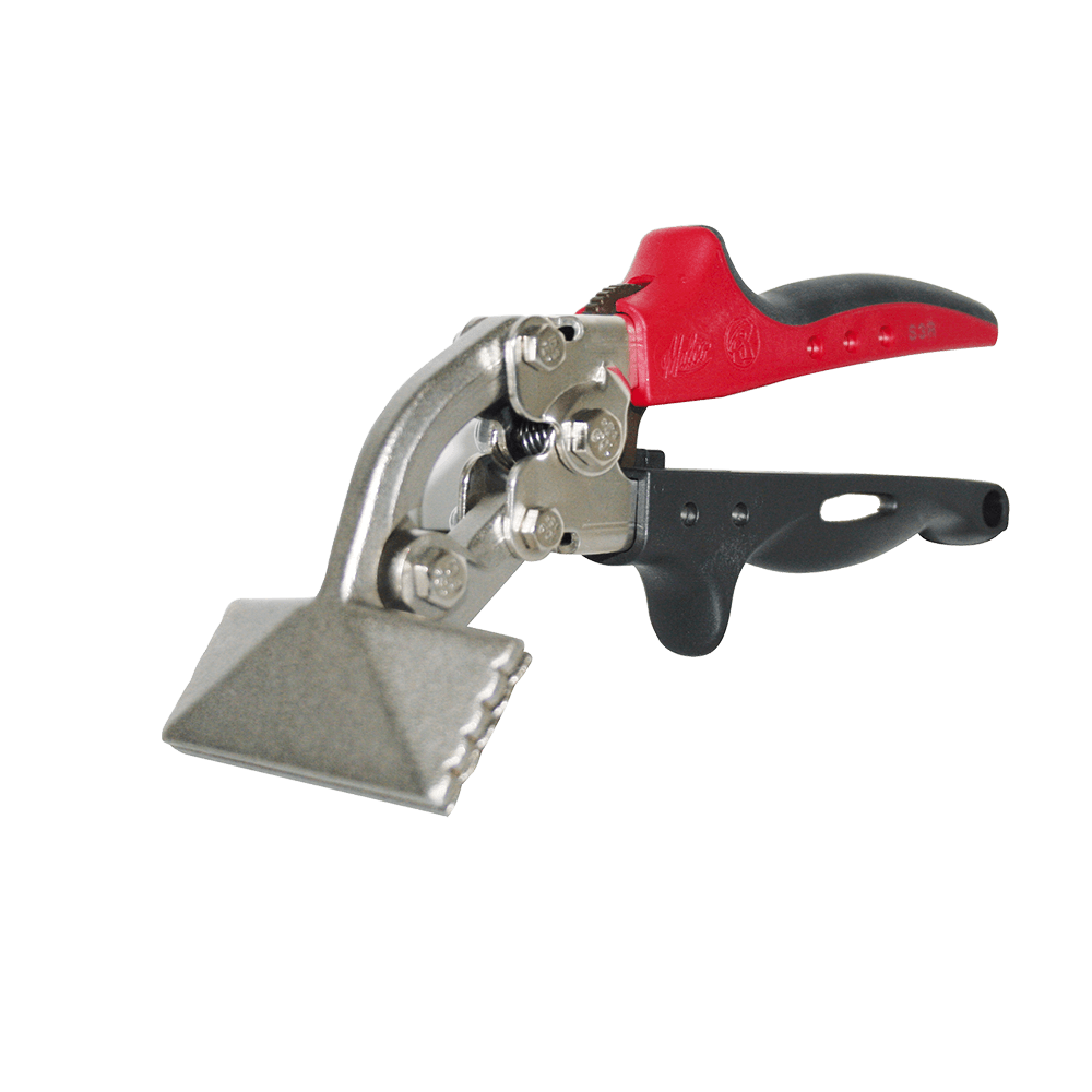 FREUND Falzzange gebogen mit Hebelübersetzung 80 mm
