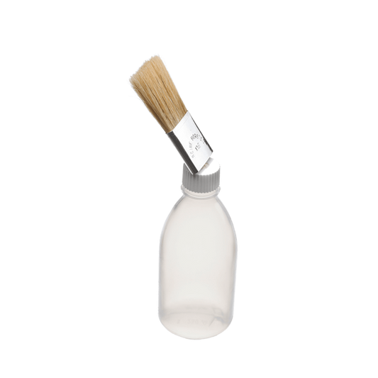 Freund Kunststoffflasche mit Pinselaufsatz gekröpft, 250 ml