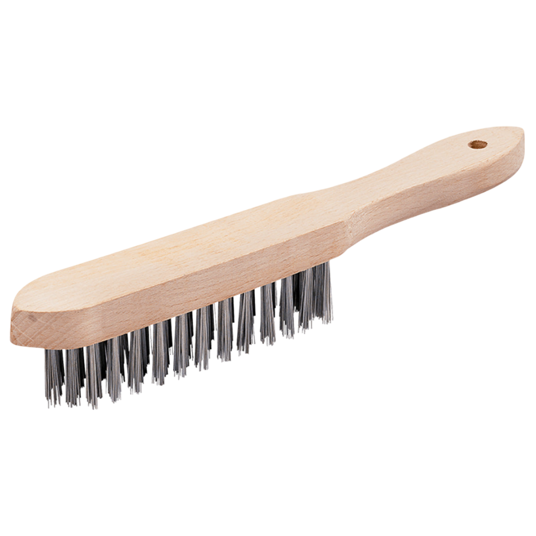 FREUND Drahtbürste Holzgriff
