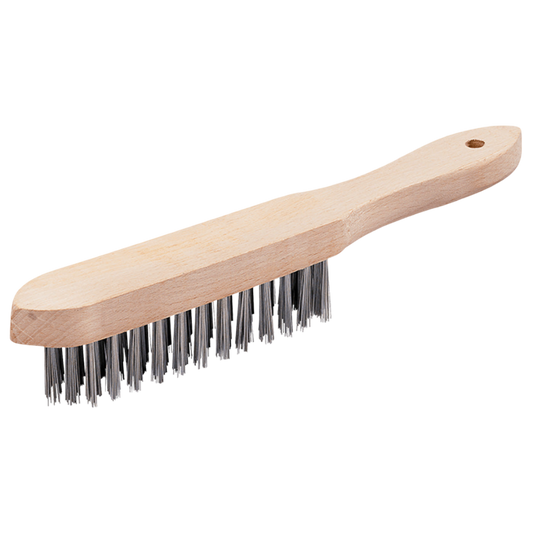 FREUND Drahtbürste Holzgriff